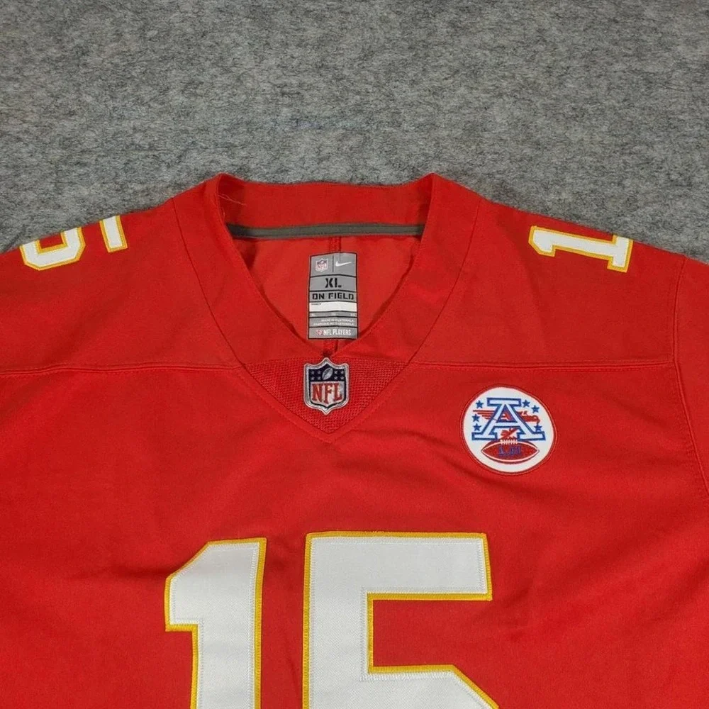 Kansas City Chiefs Jersey Mens XL Red Patrick Mahomes NFL On Field #15 Football